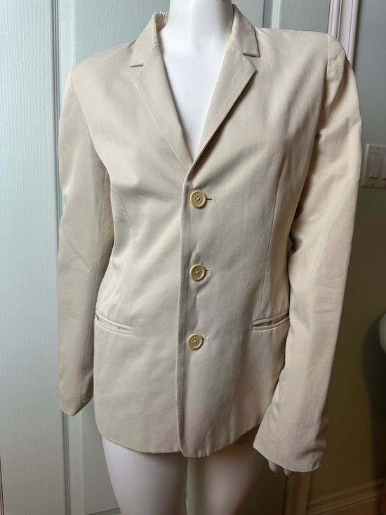 Ralph Lauren Jackets & Blazers - Ralph Lauren Cream Single-Breasted Blazer